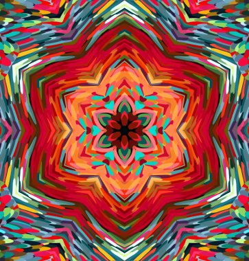 Soyut kaleydoskop arkaplanı. Çoklu renkli kaleydoskop dokusu.