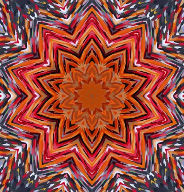 Soyut kaleydoskop arkaplanı. Çoklu renkli kaleydoskop dokusu.