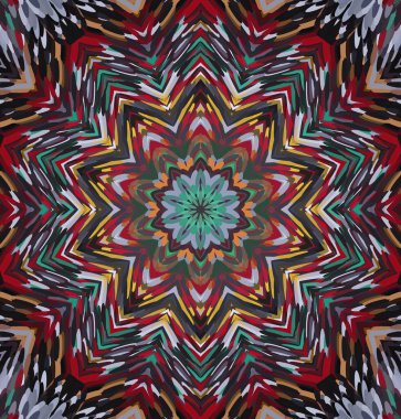 Soyut kaleydoskop arkaplanı. Çoklu renkli kaleydoskop dokusu.