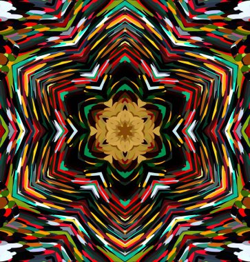 Soyut kaleydoskop arkaplanı. Çoklu renkli kaleydoskop dokusu.