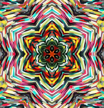 Soyut kaleydoskop arkaplanı. Çoklu renkli kaleydoskop dokusu.