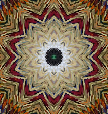 Soyut kaleydoskop arkaplanı. Çoklu renkli kaleydoskop dokusu.