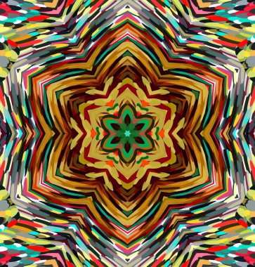 Soyut kaleydoskop arkaplanı. Çoklu renkli kaleydoskop dokusu.