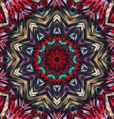 Soyut kaleydoskop arkaplanı. Çoklu renkli kaleydoskop dokusu.