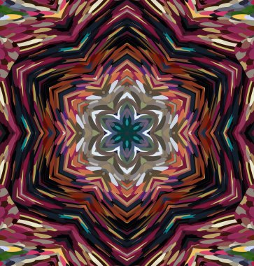 Soyut kaleydoskop arkaplanı. Çoklu renkli kaleydoskop dokusu.