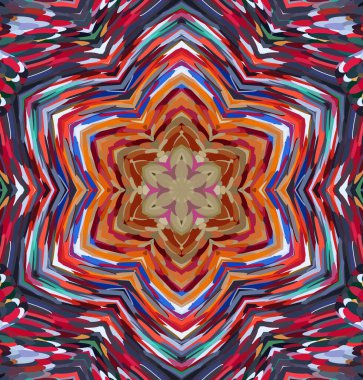 Soyut kaleydoskop arkaplanı. Çoklu renkli kaleydoskop dokusu.