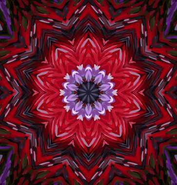 Soyut kaleydoskop arkaplanı. Çoklu renkli kaleydoskop dokusu.