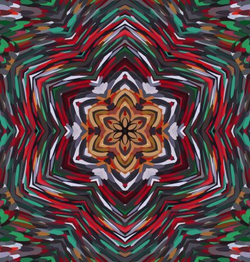 Soyut kaleydoskop arkaplanı. Çoklu renkli kaleydoskop dokusu.