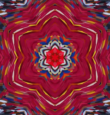 Soyut kaleydoskop arkaplanı. Çoklu renkli kaleydoskop dokusu.