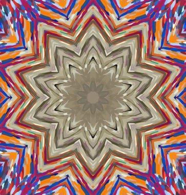 Soyut kaleydoskop arkaplanı. Çoklu renkli kaleydoskop dokusu.