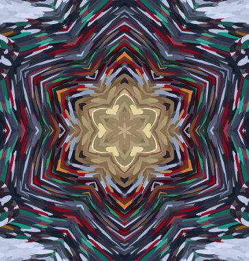 Soyut kaleydoskop arkaplanı. Çoklu renkli kaleydoskop dokusu.