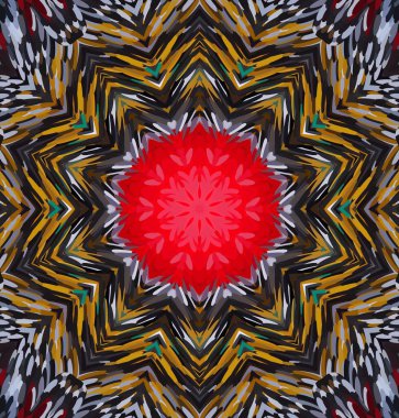 Soyut kaleydoskop arkaplanı. Çoklu renkli kaleydoskop dokusu.