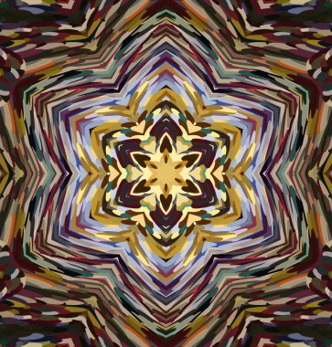 Soyut kaleydoskop arkaplanı. Çoklu renkli kaleydoskop dokusu.