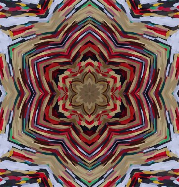 Soyut kaleydoskop arkaplanı. Çoklu renkli kaleydoskop dokusu.