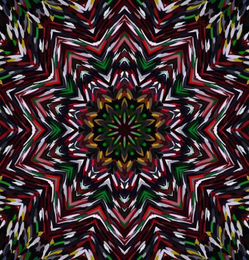 Soyut kaleydoskop arkaplanı. Çoklu renkli kaleydoskop dokusu.