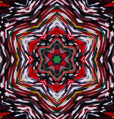 Soyut kaleydoskop arkaplanı. Çoklu renkli kaleydoskop dokusu.