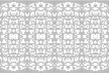 Soyut arkaplan. Monokrom dokusu. Beyaz arkaplanda siyah beyaz çizgiler.