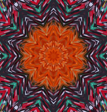 Soyut kaleydoskop arkaplanı. Çoklu renkli kaleydoskop dokusu.