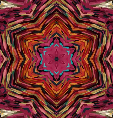 Soyut kaleydoskop arkaplanı. Çoklu renkli kaleydoskop dokusu.