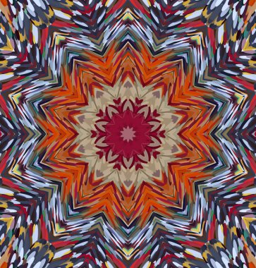 Soyut kaleydoskop arkaplanı. Çoklu renkli kaleydoskop dokusu.