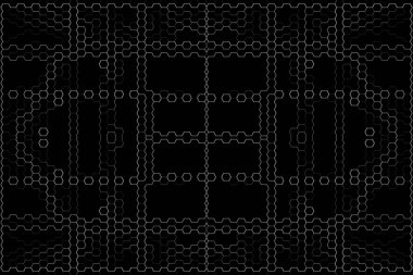 Soyut arkaplan. Monokrom dokusu. Beyaz arkaplanda siyah beyaz çizgiler.