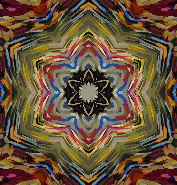 Soyut kaleydoskop arkaplanı. Çoklu renkli kaleydoskop dokusu.