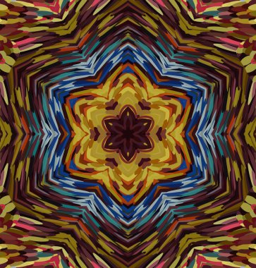 Soyut kaleydoskop arkaplanı. Çoklu renkli kaleydoskop dokusu.