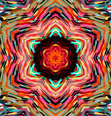 Soyut kaleydoskop arkaplanı. Çoklu renkli kaleydoskop dokusu.