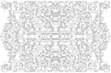 Soyut arkaplan. Monokrom dokusu. Beyaz arkaplanda siyah beyaz çizgiler.