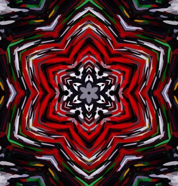 Soyut kaleydoskop arkaplanı. Çoklu renkli kaleydoskop dokusu.