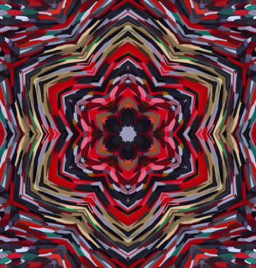 Soyut kaleydoskop arkaplanı. Çoklu renkli kaleydoskop dokusu.