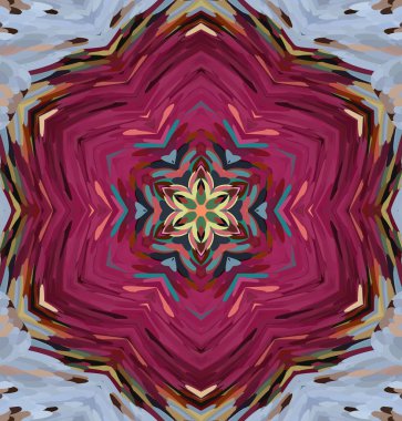 Soyut kaleydoskop arkaplanı. Çoklu renkli kaleydoskop dokusu.