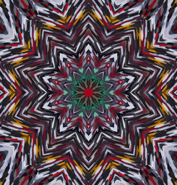 Soyut kaleydoskop arkaplanı. Çoklu renkli kaleydoskop dokusu.