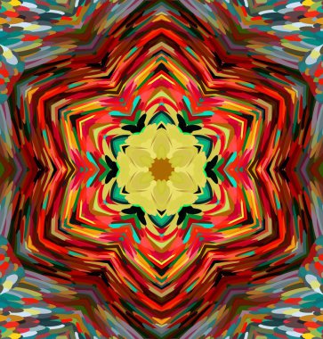 Soyut kaleydoskop arkaplanı. Çoklu renkli kaleydoskop dokusu.