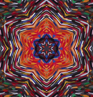 Soyut kaleydoskop arkaplanı. Çoklu renkli kaleydoskop dokusu.