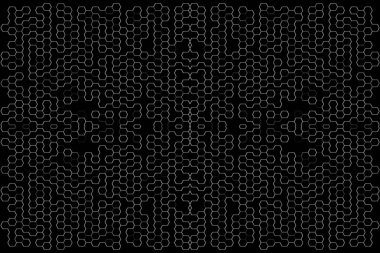 Soyut arkaplan. Monokrom dokusu. Beyaz arkaplanda siyah beyaz çizgiler.