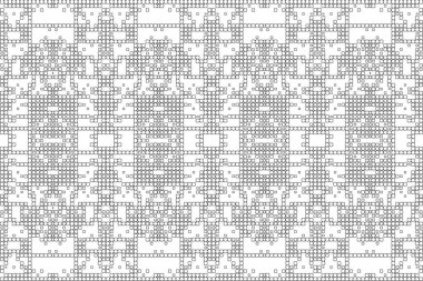 Soyut arkaplan. Monokrom dokusu. Beyaz arkaplanda siyah beyaz çizgiler.