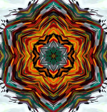 Soyut kaleydoskop arkaplanı. Çoklu renkli kaleydoskop dokusu.