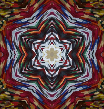 Soyut kaleydoskop arkaplanı. Çoklu renkli kaleydoskop dokusu.