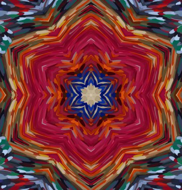 Soyut kaleydoskop arkaplanı. Çoklu renkli kaleydoskop dokusu.