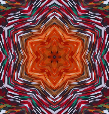 Soyut kaleydoskop arkaplanı. Çoklu renkli kaleydoskop dokusu.