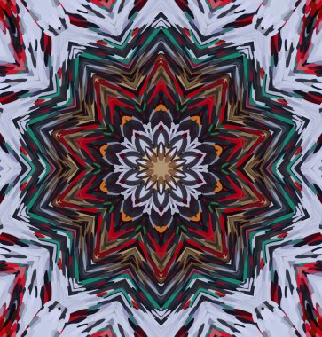 Soyut kaleydoskop arkaplanı. Çoklu renkli kaleydoskop dokusu.