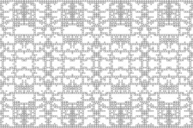 Soyut arkaplan. Monokrom dokusu. Beyaz arkaplanda siyah beyaz çizgiler.