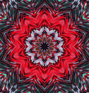 Soyut kaleydoskop arkaplanı. Çoklu renkli kaleydoskop dokusu.