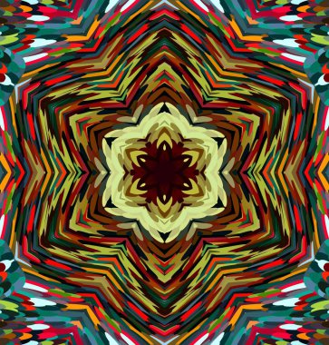 Soyut kaleydoskop arkaplanı. Çoklu renkli kaleydoskop dokusu.