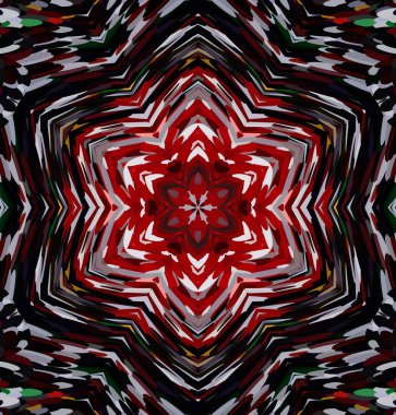 Soyut kaleydoskop arkaplanı. Çoklu renkli kaleydoskop dokusu.