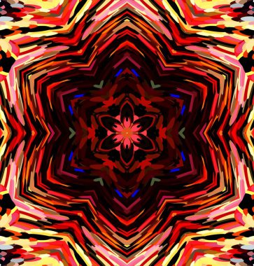 Soyut kaleydoskop arkaplanı. Çoklu renkli kaleydoskop dokusu.