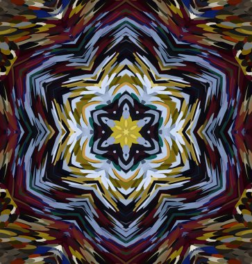 Soyut kaleydoskop arkaplanı. Çoklu renkli kaleydoskop dokusu.