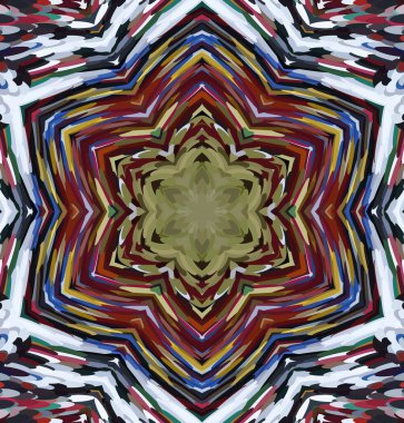 Soyut kaleydoskop arkaplanı. Çoklu renkli kaleydoskop dokusu.