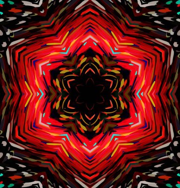 Soyut kaleydoskop arkaplanı. Çoklu renkli kaleydoskop dokusu.